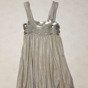 Fun Sparkly Silver Party Dress